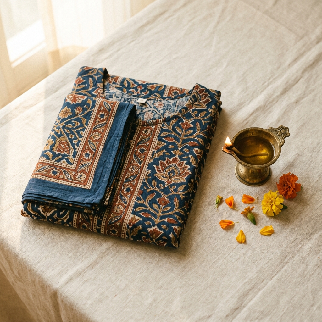 Sanganeri Block Print Kurta Set